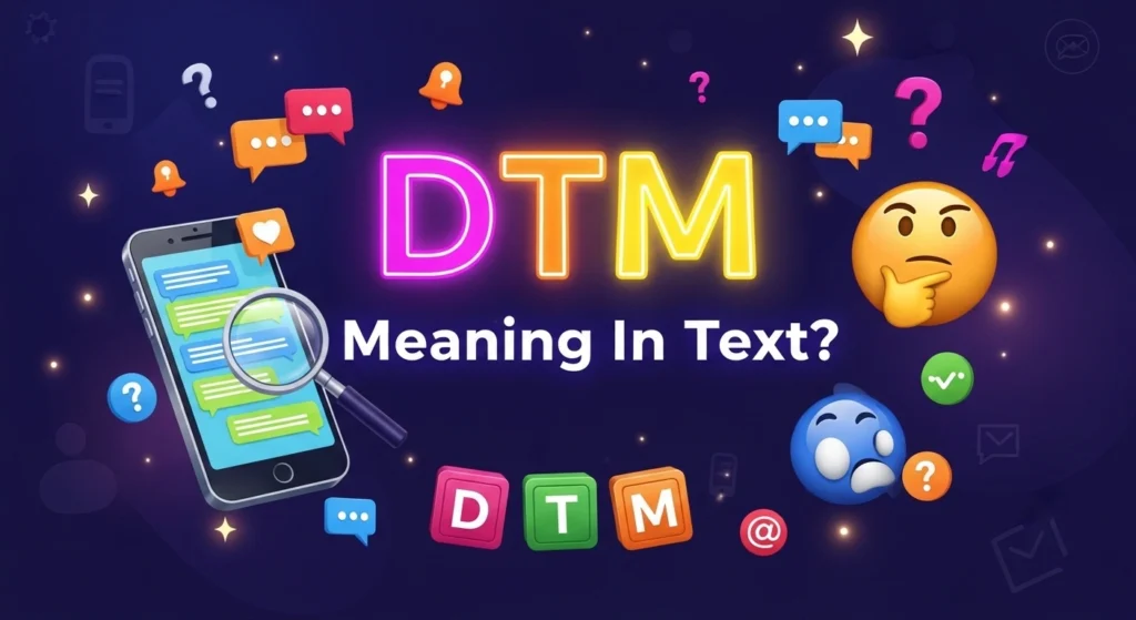 What Does DTM Mean in Text